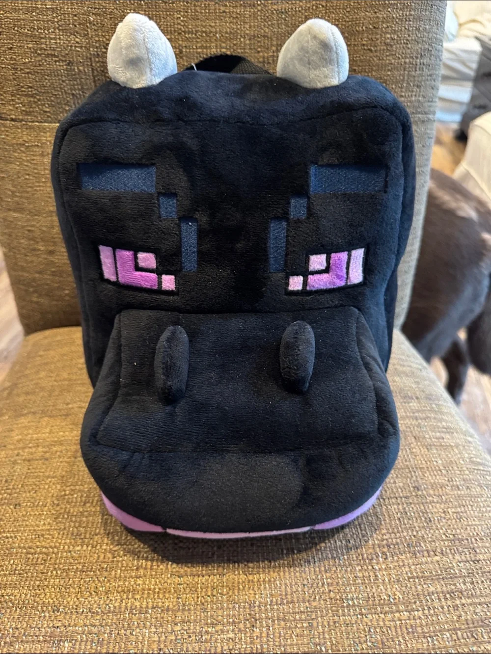 Minecraft ender dragon plush backpack NWT